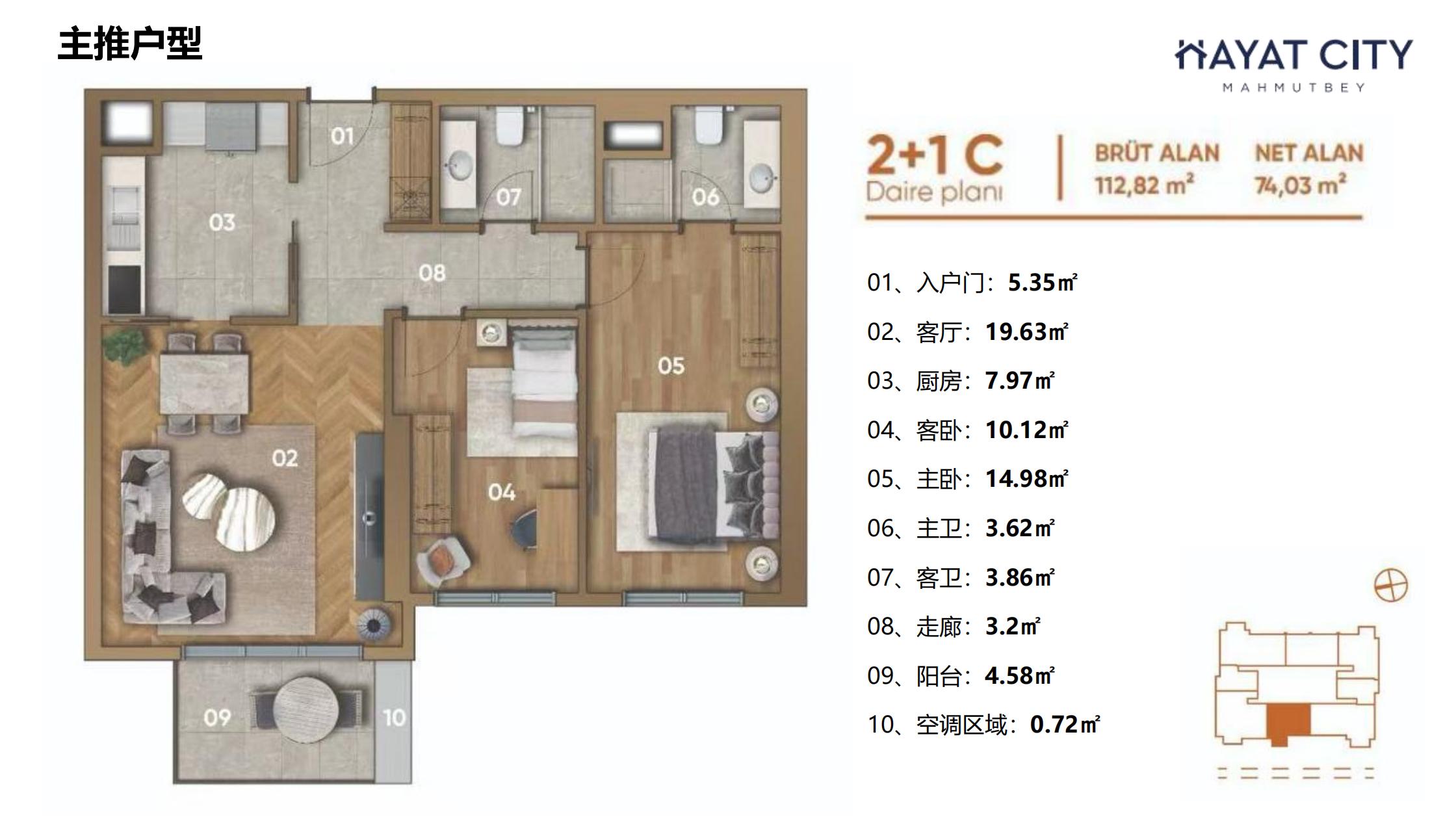 海悦公馆·土耳其伊斯坦布尔 户型图 5